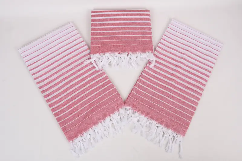 70x40 Cotton Striped Towel, Gift For Mom, Sand-resistant Turkish towel for travel, Sand-resistant towel, Beach Towel Bulk, Wedding Gifts Towel - 6