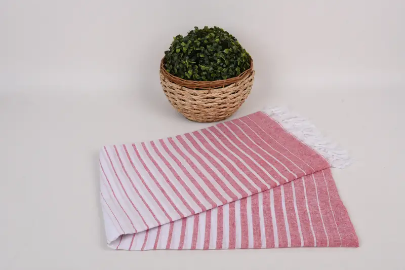 70x40 Cotton Striped Towel, Gift For Mom, Sand-resistant Turkish towel for travel, Sand-resistant towel, Beach Towel Bulk, Wedding Gifts Towel - 4