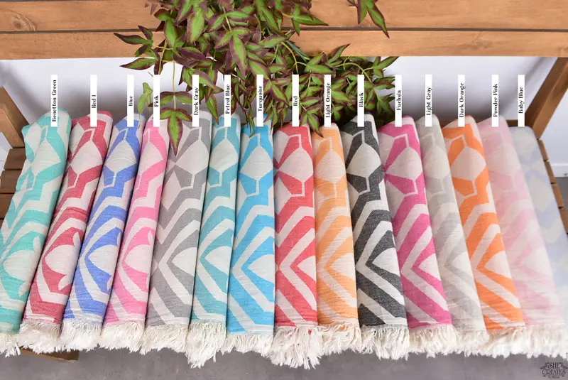 Bachelorette Gifts, Bridesmaid Gift Towel, 68x36 Cotton Tulip Patterned Towel, Monogram Towels, Guest Towel, Bachelorette Party Gifts, Handmade Gift - 2