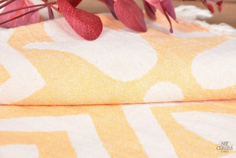 Bachelorette Gifts, Bridesmaid Gift Towel, 68x36 Cotton Tulip Patterned Towel, Monogram Towels, Guest Towel, Bachelorette Party Gifts, Handmade Gift - 6