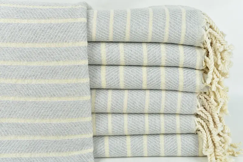Travel towel, Bachelorette Party Gift, Yoga Towel, Bachelorette Party Gifts For Bride, Soft towel, 70x40 Bamboo Herringbone Towel, Christmas Favors - 1