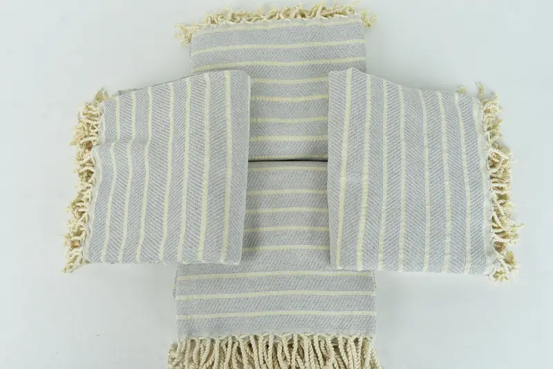 Travel towel, Bachelorette Party Gift, Yoga Towel, Bachelorette Party Gifts For Bride, Soft towel, 70x40 Bamboo Herringbone Towel, Christmas Favors - 6