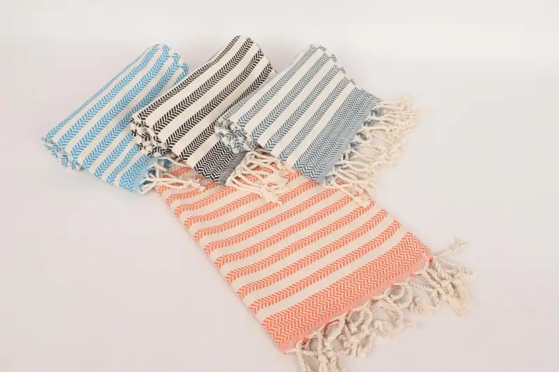 Gift For Her, Turkish Towel Hand Towel, Monogrammed Hand Towel, 40x18 Cotton Chevron Towel, Personalized Hand Towel, Bachelorette Party Gifts - 4