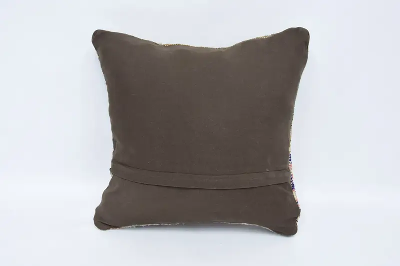 Gift Pillow, Pillow for Couch, Handmade Pillow Sham, 16x16 Blue Cushion, Pillow Sham, Accent Pillow Case, Interior Designer Pillow - 6