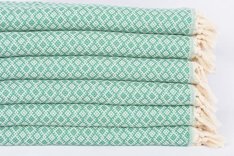 Merry Christmas Gifts, 38x20 Cotton Diamond Towel, Wedding Favors, Bridesmaid Gifts, Personalized Kitchen Towel, Gym Towel, Wedding Anniversary Gift - 3