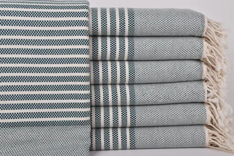 76x40 Cotton Striped Towel, Housewarming Gift, Custom Gift, Custom Towel, Valentines Day Gift, Cute Beach Towel, Girls Weekend Getaways Gifts - 1