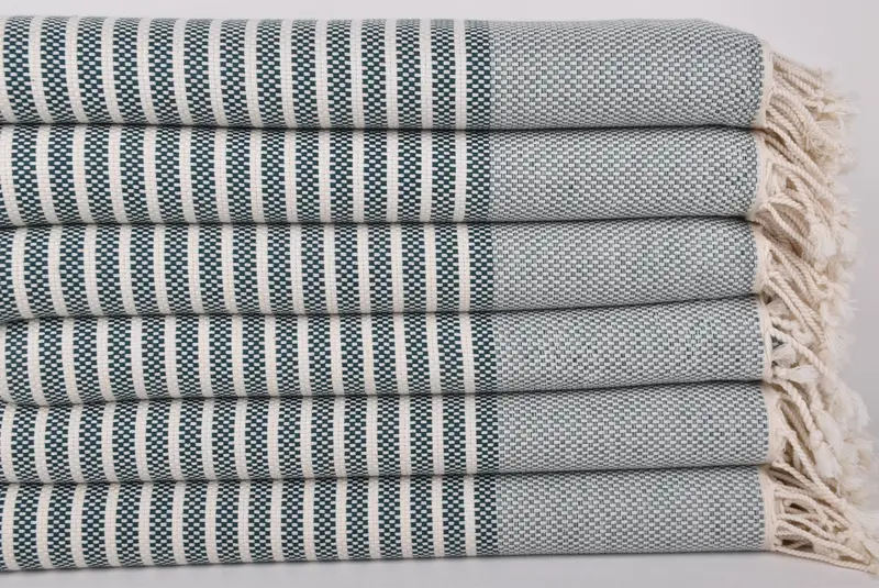 76x40 Cotton Striped Towel, Housewarming Gift, Custom Gift, Custom Towel, Valentines Day Gift, Cute Beach Towel, Girls Weekend Getaways Gifts - 3