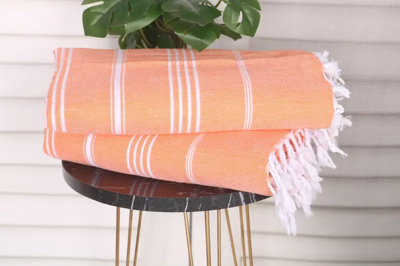 Custom Towel, 70x40 Cotton Striped Towel, Lightweight towel, Best Beach Towel, First Wedding Anniversary Gift, Boyfriend Christmas Gift - 3