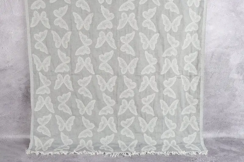 Organic Beach Towel Turkish Cotton Beige, 40x71 Inches