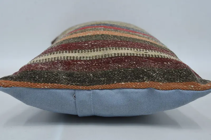 12x20 Brown Cushion, Pillow Cover, Pillow for Couch, Ethnic Pillow Cover Cushion Cover, Turkish Kilim Pillow, Boho Pillow - 5