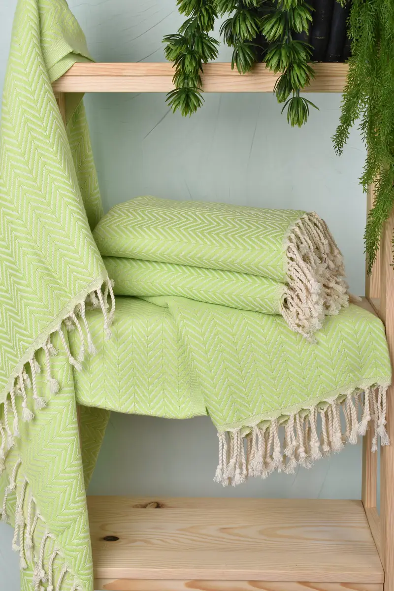 Organic Turkish towel, Beach Towel Bulk, Turkish Towel Beach, Luxury towel, Christmas Favors, 70x40 Cotton Zig zag Towel, Bachelorette Beach Towel - 6