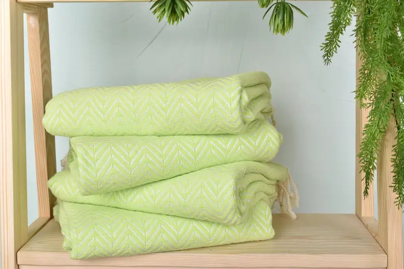 Organic Turkish towel, Beach Towel Bulk, Turkish Towel Beach, Luxury towel, Christmas Favors, 70x40 Cotton Zig zag Towel, Bachelorette Beach Towel - 7