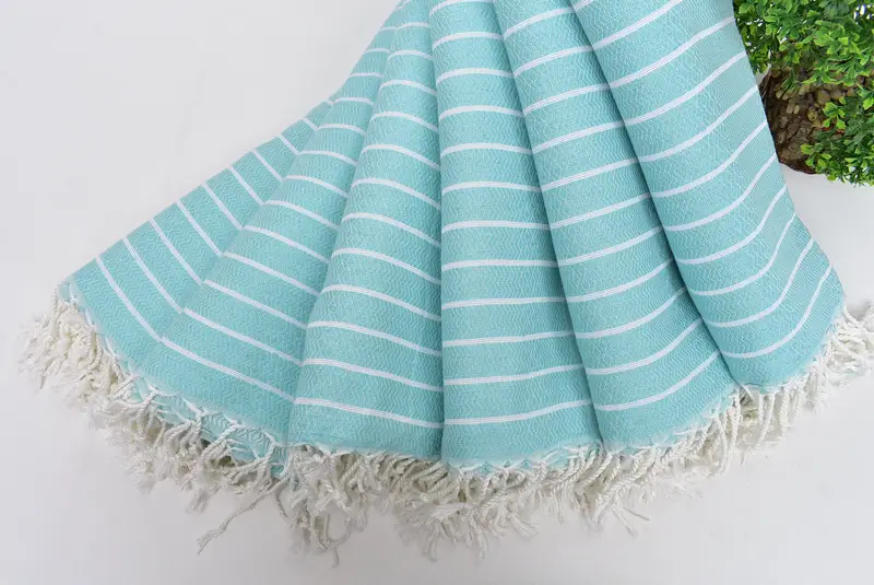 70x40 Cotton Striped Towel, Custom Name Towel, Pool Towels, Bridesmaid Gift Towel, Spa Gift Towel, Soft towel, Home Decor Gifts, Gift For Coworker - 4