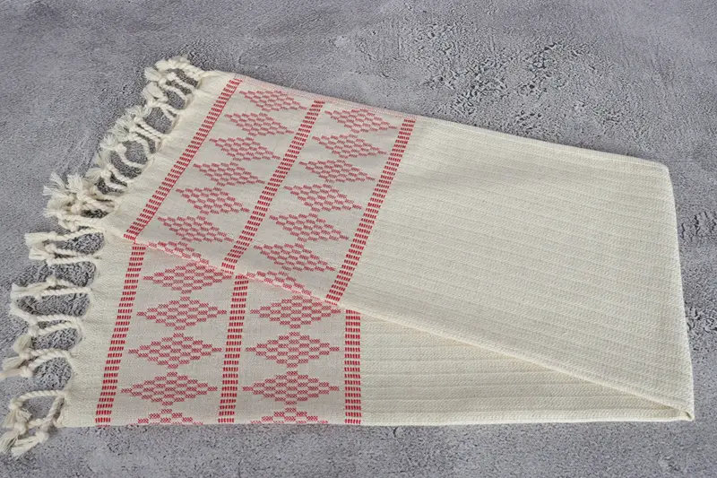 Memorial Gift, Bridesmaid Gifts, Best Friend Gift, 40x20 Linen Kilim Design Towel, Best Friend Wedding Gift, Monogrammed Hand Towel, Wedding Gift - 6