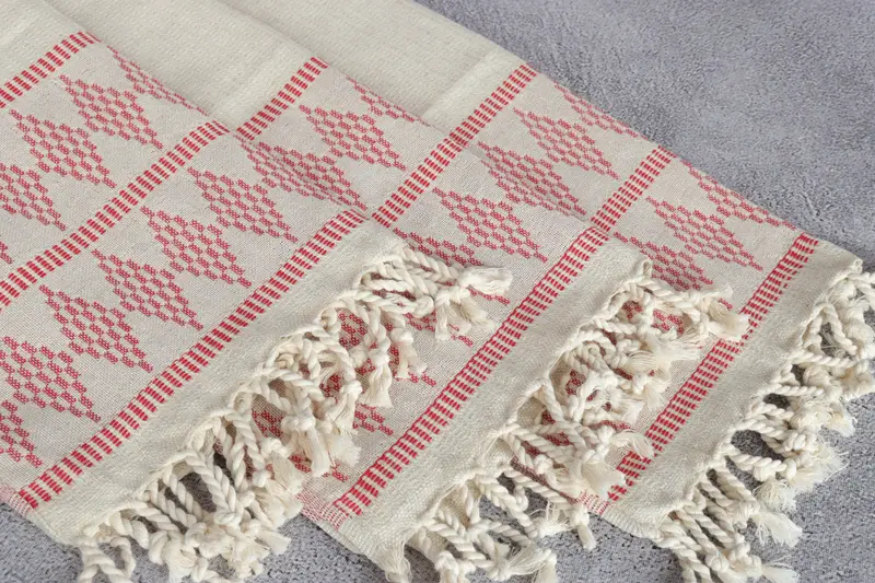 Memorial Gift, Bridesmaid Gifts, Best Friend Gift, 40x20 Linen Kilim Design Towel, Best Friend Wedding Gift, Monogrammed Hand Towel, Wedding Gift - 5