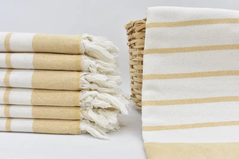 Towel With Name, Custom Hand Towel, 36x18 Cotton Striped Towel, Custom Name Towel, Wedding Gifts Towel, Personalized Dish Towel, Turkish Hand Towel - 2
