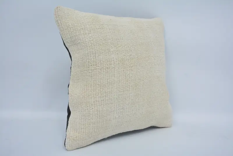 Rustic Pillow Case, Kilim Cushion Sham, Pillow Sham, Couch Pillow Sham, 12x12 White Pillow Sham, Gift Pillow, Pillow for Couch - 3