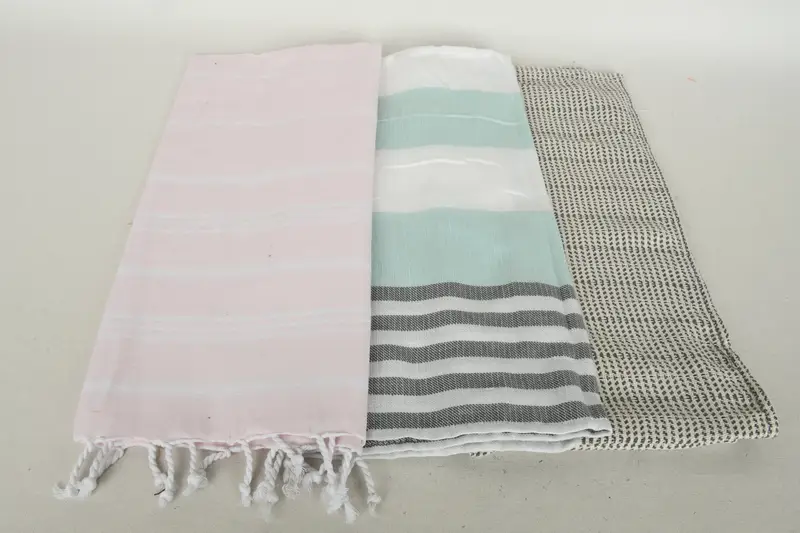 Engagement Gift, Beach Bachelorette Party Decorations, Turkish Hand Towel, Bathroom Towels, 40x20 Cotton Set of 10 Towel, Monogrammed Hand Towel - 8
