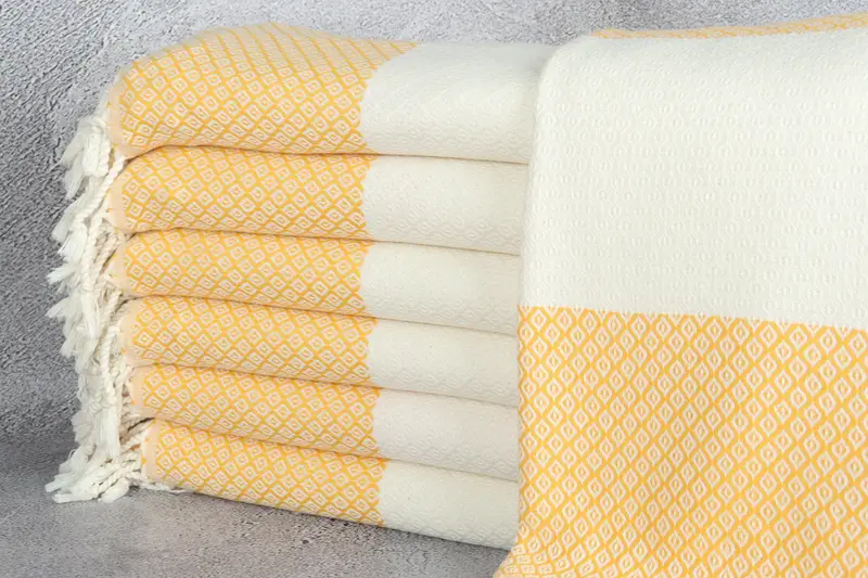 Hammam towel, Custom Name Towel, Custom Gifts, Bath towel, 70x36 Linen Diamond Towel, Bridesmaid Gift, Soft and absorbent Turkish towel, Pool Towels - 1