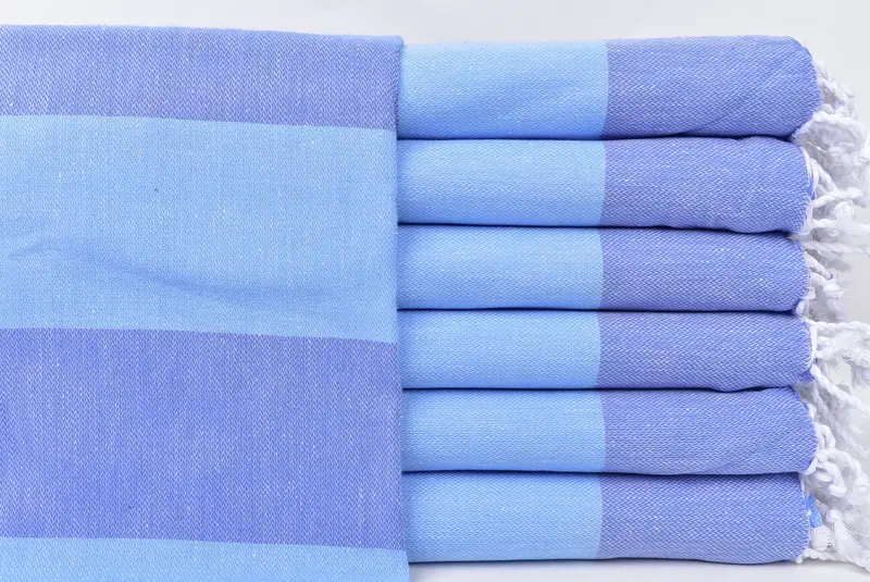Decorative Towel, Beach Towel Gift, Embroidery Towels, 70x40 Cotton Striped Towel, Turkish hand towel, Custom Wedding Gifts, Friends Beach Towel - 1