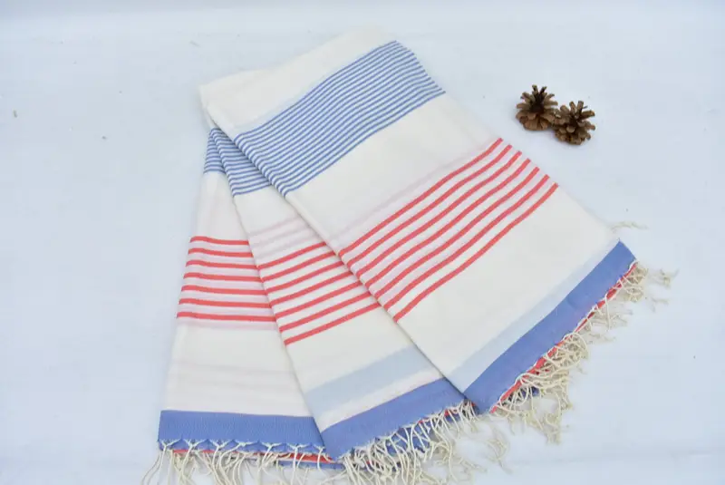 Sand-resistant towel, 70x40 Cotton Striped Towel, Turkish towel, Quick-dry peshtemal, Spa Towel, Bachelorette Beach Towel, Personalized Gift For Him - 5