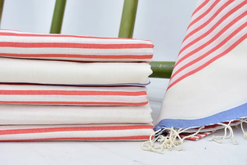 Sand-resistant towel, 70x40 Cotton Striped Towel, Turkish towel, Quick-dry peshtemal, Spa Towel, Bachelorette Beach Towel, Personalized Gift For Him - 2