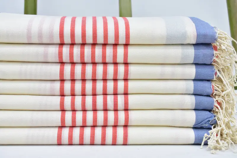 Sand-resistant towel, 70x40 Cotton Striped Towel, Turkish towel, Quick-dry peshtemal, Spa Towel, Bachelorette Beach Towel, Personalized Gift For Him - 1