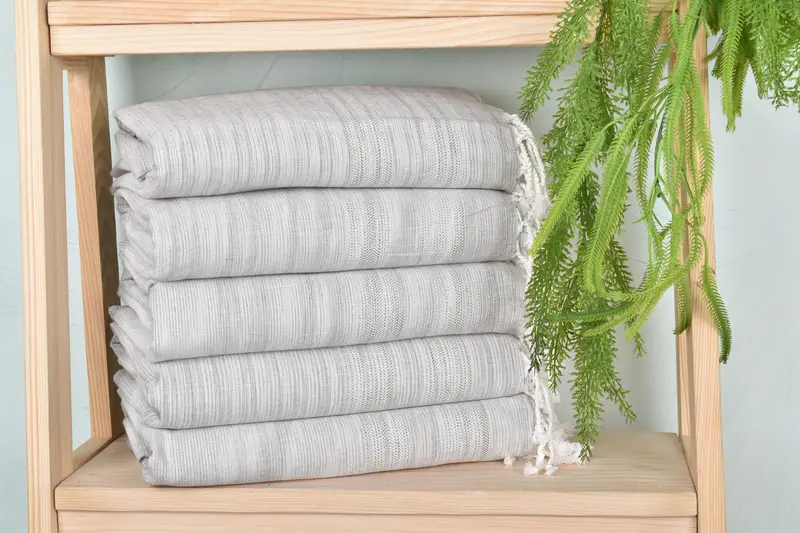 Beach towel, Wedding Gift, Gym Towel, Peshtemal, Bridesmaid Towel, 76x38 Cotton Flat Towel, Quick-drying cotton Turkish beach towel, Wedding Favors - 1