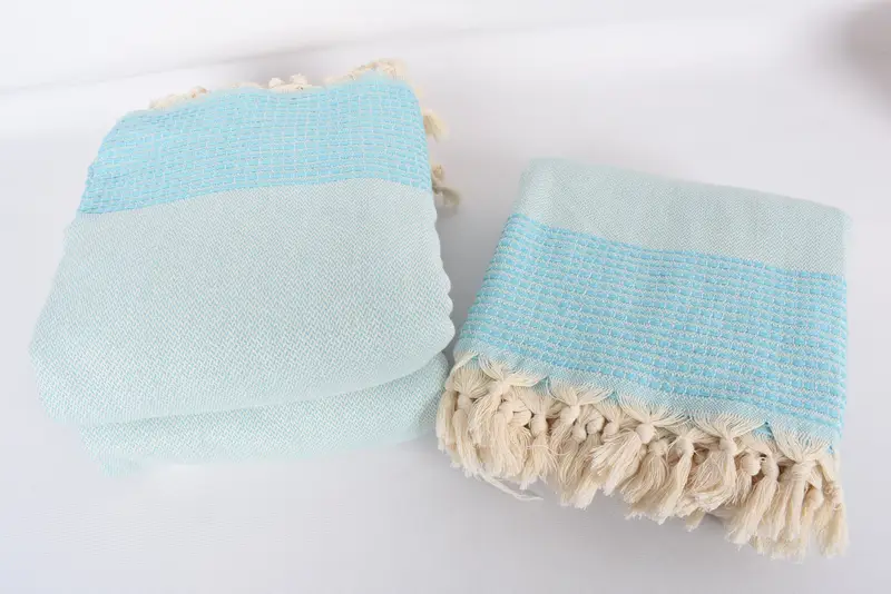 Favor için Düğün, Bachelorette Party Favors, 96x92 Pamuklu Çizgili Havlu, Plaj Düğün Favorisi, Duş Perdesi, Boho Battaniyeleri, Özel Battaniye - 7