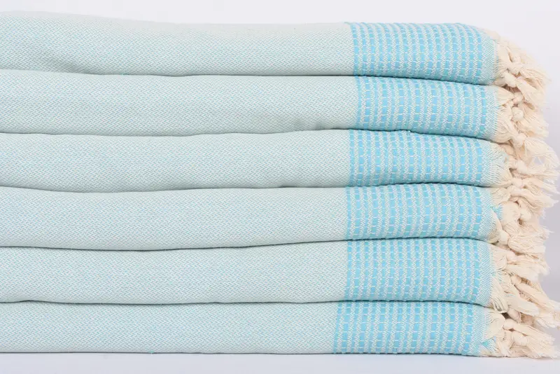 Favor için Düğün, Bachelorette Party Favors, 96x92 Pamuklu Çizgili Havlu, Plaj Düğün Favorisi, Duş Perdesi, Boho Battaniyeleri, Özel Battaniye - 3