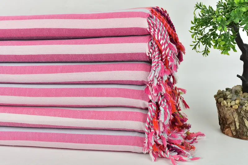 Bachelorette Party Gifts, 70x36 Cotton Striped Towel, Bridesmaid Towel, Bachelorette Party Gifts Bridesmaids, Embroidered Towel, Wedding For Favor - 3