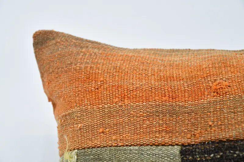Patio Cushion, 28x28 Brown Pillow Sham, Bohemian Cushion Pillow Sham, Throw Kilim Pillow, Gift Pillow, Interior Designer Pillow, Cushion Cover - 2