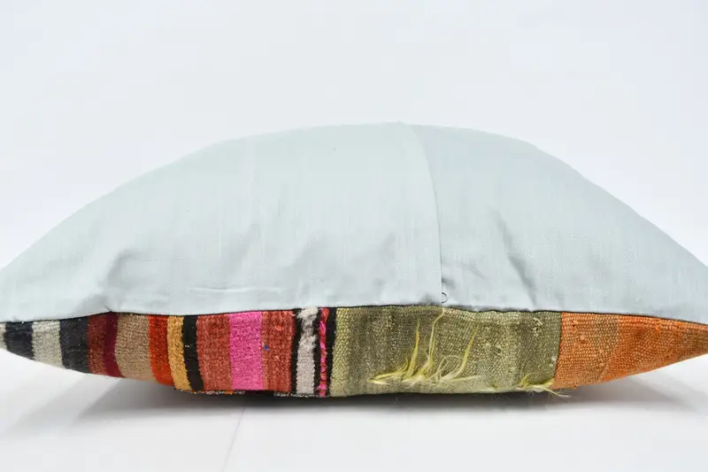 Patio Cushion, 28x28 Brown Pillow Sham, Bohemian Cushion Pillow Sham, Throw Kilim Pillow, Gift Pillow, Interior Designer Pillow, Cushion Cover - 5