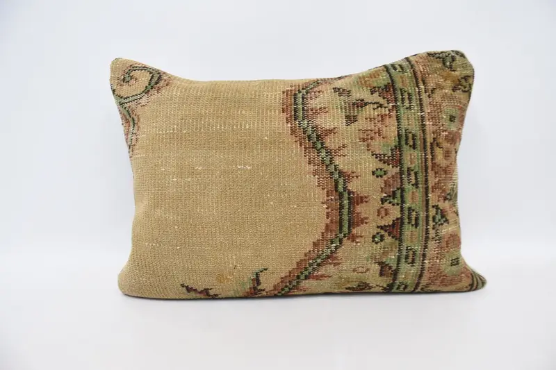 Interior Designer Pillow, Home Decor Pillow, Cushion Cover, 20x28 Beige Cushion, Customized Pillow, Kilim Pillow, Ottoman Cushion - 1