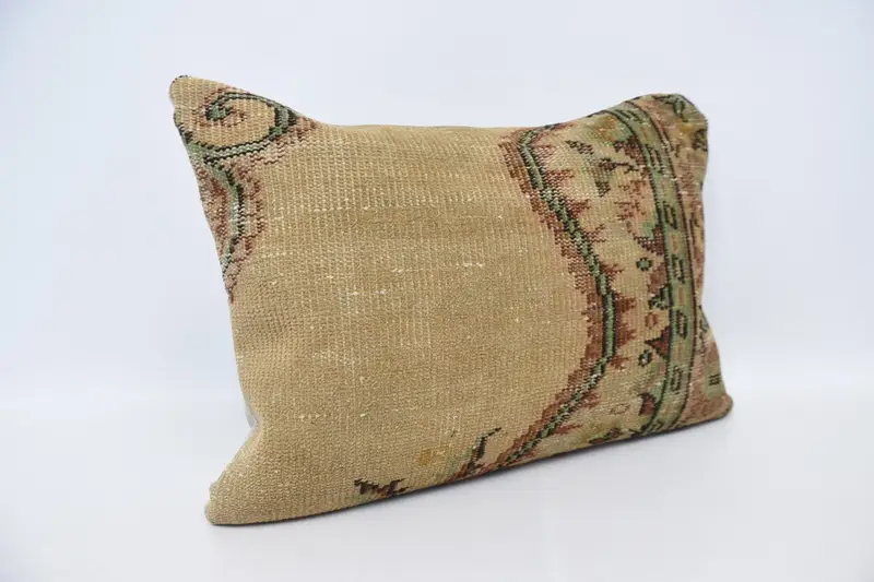 Interior Designer Pillow, Home Decor Pillow, Cushion Cover, 20x28 Beige Cushion, Customized Pillow, Kilim Pillow, Ottoman Cushion - 3
