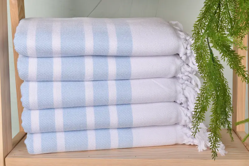 Yoga Towel, Beach Towel Bulk, Fouta towel, Xmas Gifts, 70x40 Cotton Herringbone Towel, Girls Weekend Getaways Gifts, Bridal Shower Favors - 2