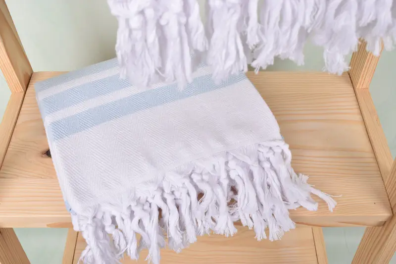 Yoga Towel, Beach Towel Bulk, Fouta towel, Xmas Gifts, 70x40 Cotton Herringbone Towel, Girls Weekend Getaways Gifts, Bridal Shower Favors - 5