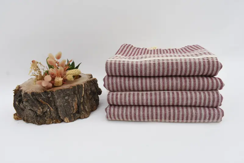 68x38 Cotton Striped Towel, Monogram Beach Towel, Boyfriend Christmas Gift, Scarf Towel, Wedding Favors, Bachelor Party Favors, Turkish beach towel - 3