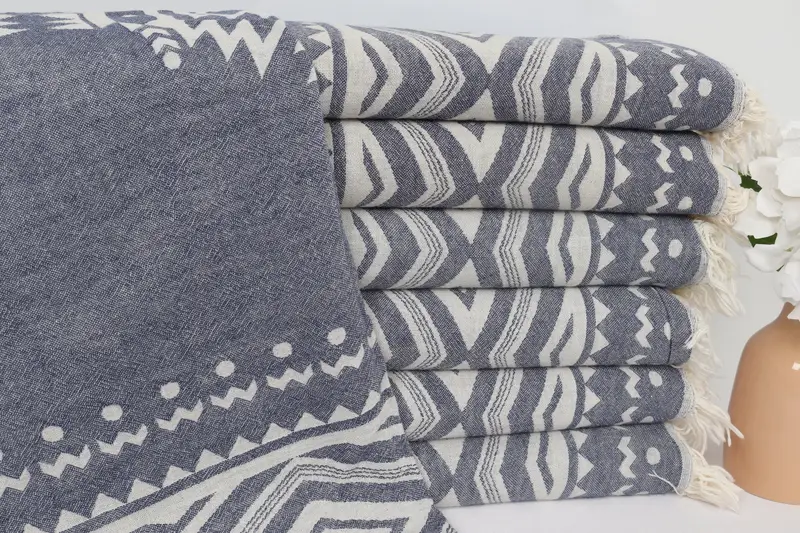 Personalized Dish Towel, Organic Towel, Turkish Towel Hand Towel, Valentines Day Gift For Him, Personalized Gift, 40x24 Cotton Plus Design Towel - 2