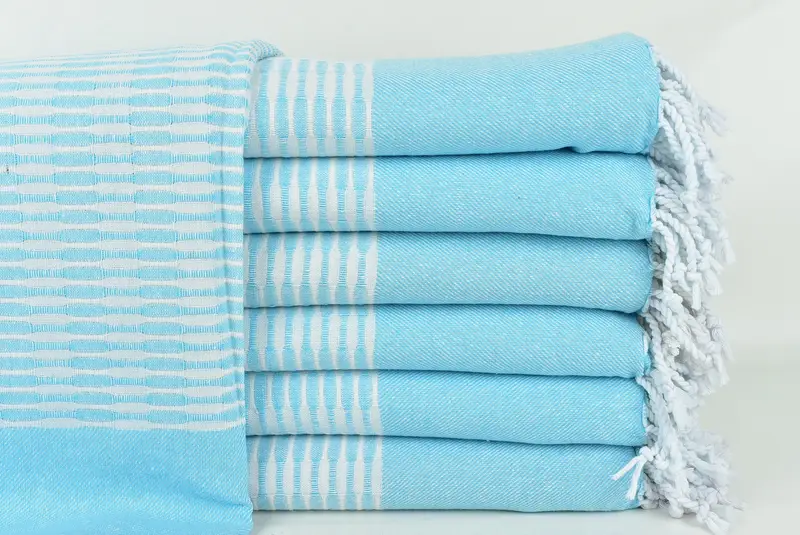 70x40 Cotton Geometric Towel, Valentines Day Gift Idea, Bachelorette Party Gifts Bridesmaids, Personalized Beach Towel, Custom Beach Towel - 1