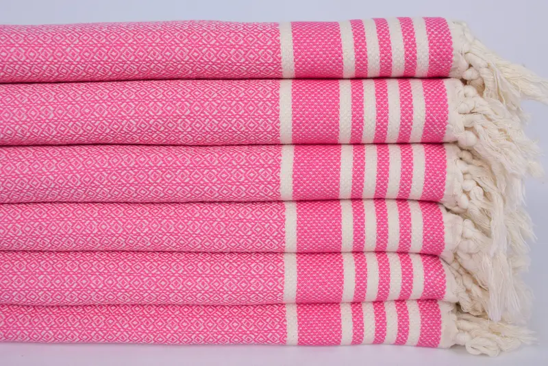 Custom Hand Towel, Monogrammed Hand Towel, Engagement Gift, Bridesmaid Gifts, Beach Bachelorette Party Decorations, 32x16 Cotton Diamond Towel - 3
