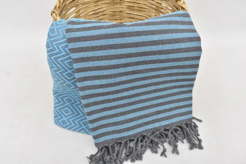 Monogram Beach Towel, Personalized Wedding Gift, Mother Of The Groom Gift, Turkish Towel Personalized, Turkish Towel USA, 70x40 Cotton Diamond Towel - 5