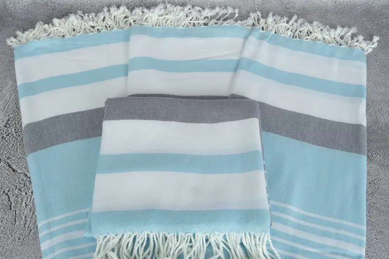 Turkish hand towel, 70x40 Cotton Striped Towel, Spa Towel, Pool Towels, Beach Towel Bulk, Gift For Bride, Personalized Gifts, Custom Towel Beach - 4