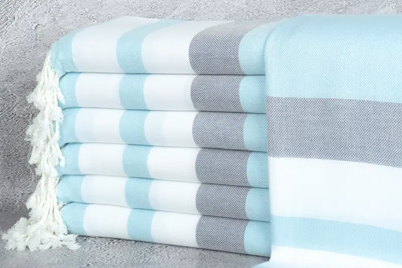 Turkish hand towel, 70x40 Cotton Striped Towel, Spa Towel, Pool Towels, Beach Towel Bulk, Gift For Bride, Personalized Gifts, Custom Towel Beach - 1