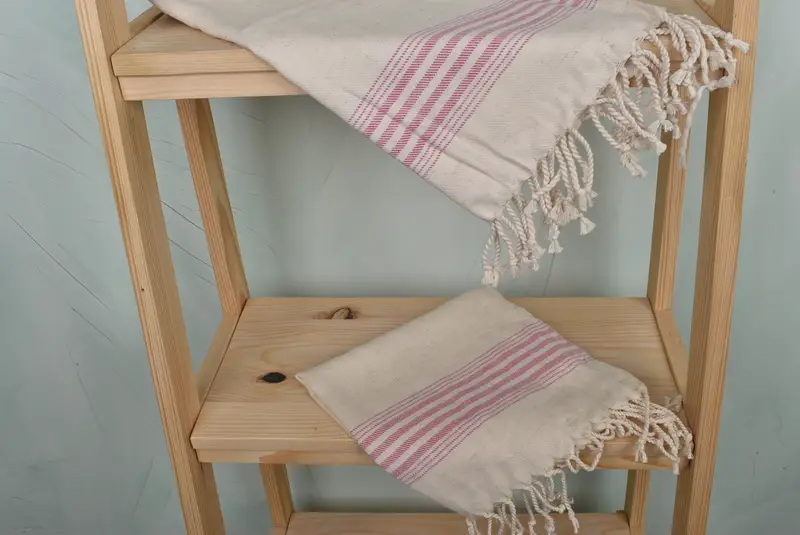 Housewarming Gift, Valentines Day Gift For Him, Monogram Hand Towel, Summer Gift, 36x18 Linen Striped Towel, Turkish Towel Hand Towel, Wedding Gift - 5