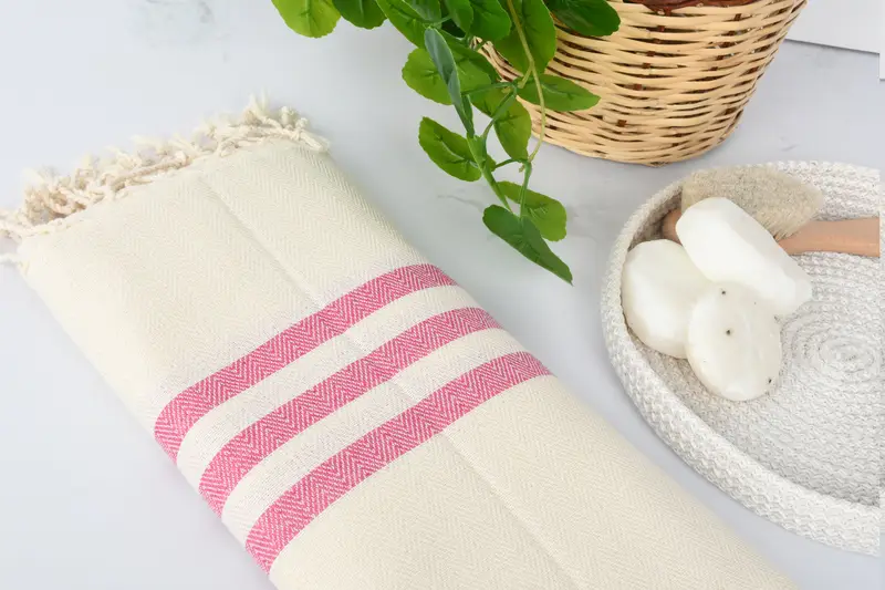 Bachelorette Towel, Hammam towel, Bachelorette Party Gift, Yoga Towel, Bachelorette Party Decorations, Gift For Coworker, 70x40 Cotton Striped Towel - 8