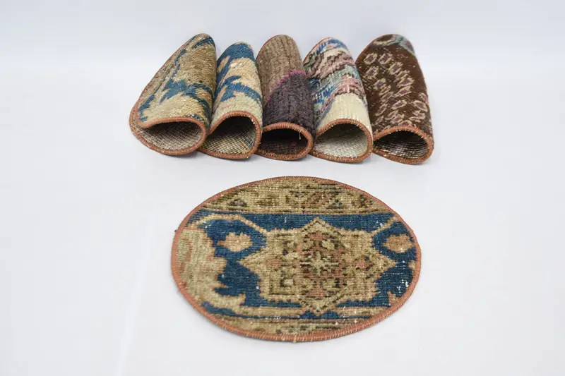 ボヘミアンブラウン&ブロンズプレースマット、幅25インチ、フォーマルイベント用