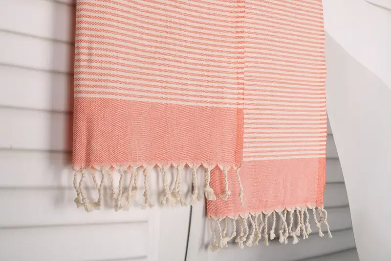 Personalized Kitchen Towel, Bridesmaid Favors, 40x24 Cotton Striped Towel, Best Friend Wedding Gift, Monogram Hand Towel, Personalized Gift - 8