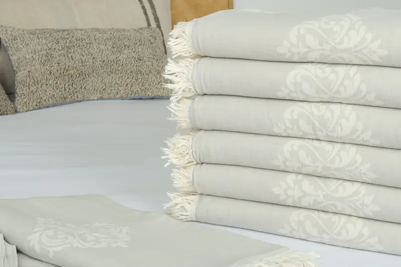 Wedding Favors, 70x60 Cotton Baroque Towel, Decorative Blanket, Best Friend Gift, Turkish Tablecloth, Wedding Hand Made Gift, Custom Blanket - 3