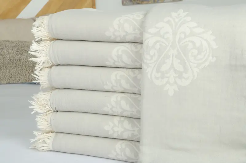 Wedding Favors, 70x60 Cotton Baroque Towel, Decorative Blanket, Best Friend Gift, Turkish Tablecloth, Wedding Hand Made Gift, Custom Blanket - 2